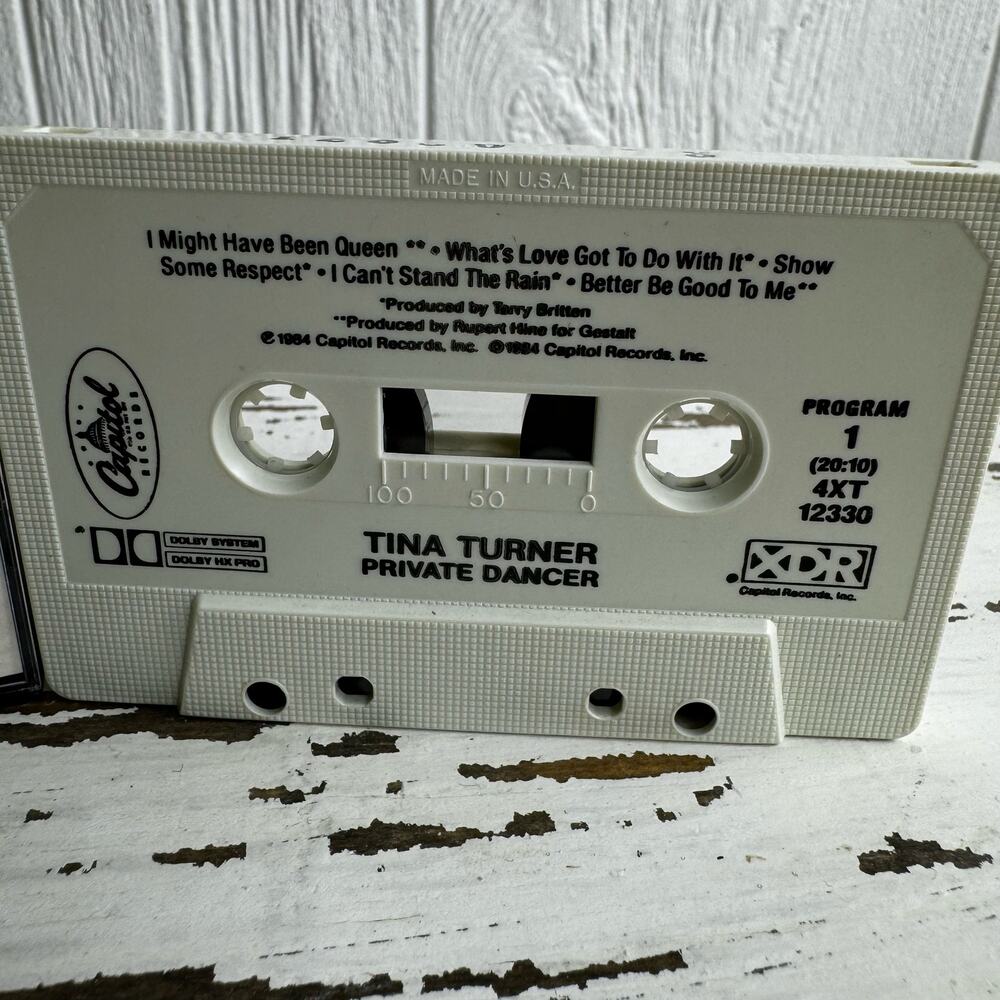 Tina Turner Private Dance 1984 Cassette Tape Capitol Records Vintage Country - Picture 2 of 7